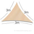 Triangle Sunshade imperméable jardin extérieur tissu de soleil